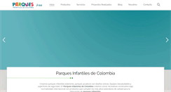 Desktop Screenshot of parquesinfantilesdecolombia.com