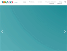 Tablet Screenshot of parquesinfantilesdecolombia.com